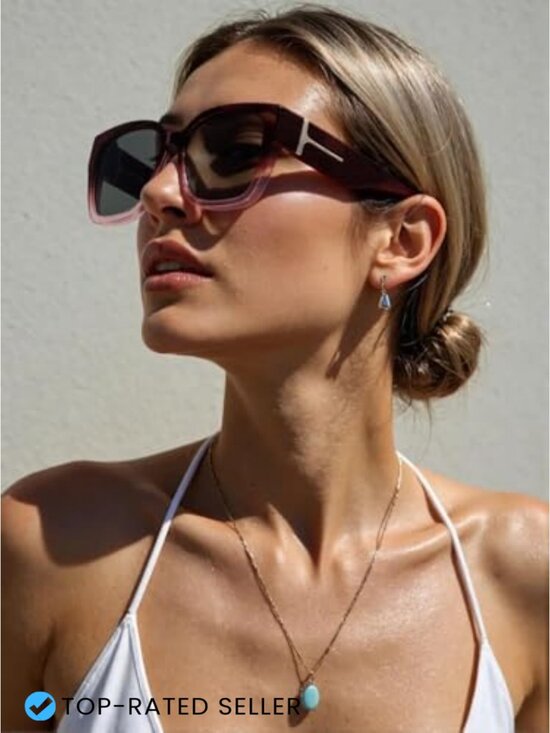 2 Pack Polarized Fit Over Square Oversized Sunglasses UV Protection main image 5
